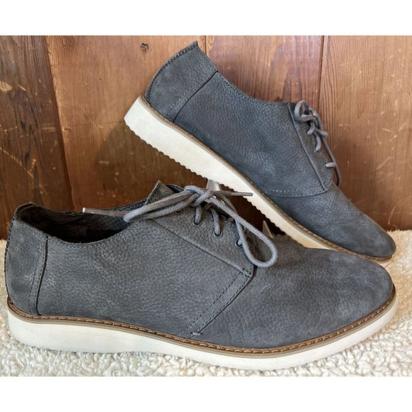 TOMS Preston Casual Oxford Gray Men's US Size 13 M MSRP $99.95 - Picture 2 of 5